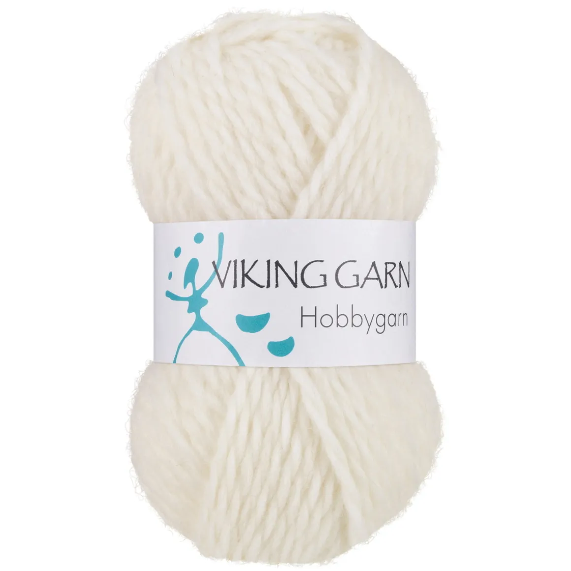 Viking Hobbygarn 50 g hvid 900