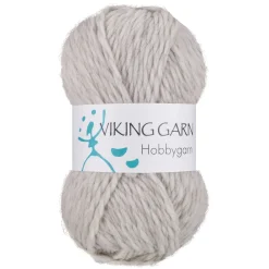 Viking Hobbygarn 50 g lysegrå 911