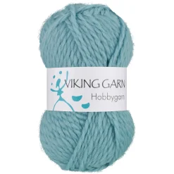 Viking Hobbygarn 50 g lys petrol 929