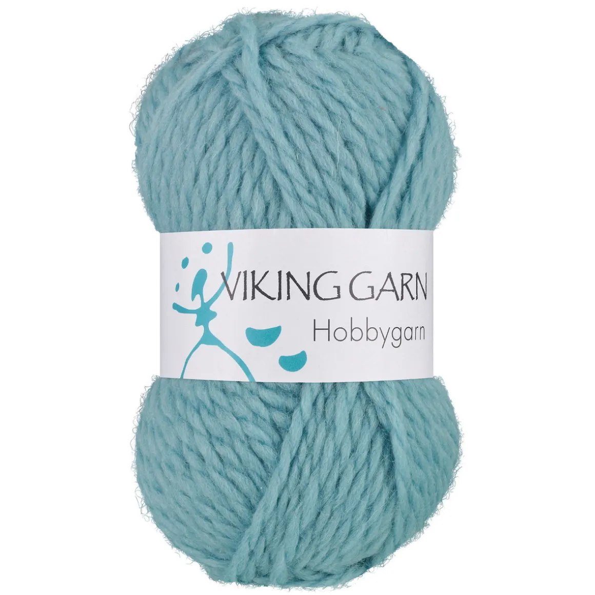 Viking Hobbygarn 50 g lys petrol 929
