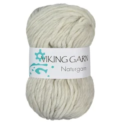 Viking Naturgarn 50 g lysegrå 611