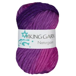 Viking Naturgarn 50 g rosa/lilla 669