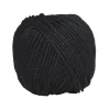 Vokset hampesnor 25 m 2mm sort