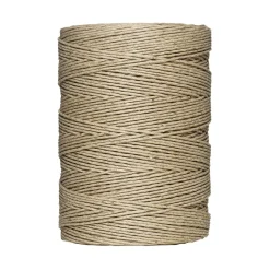 Vokset hørtråd 1,3mm 260m natu