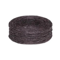 Vokset linsnor 45 meter på rulle, brun. 0,8 mm tyk