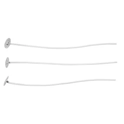 Vokset væge med vægeholder, til lysgelé/gellys, 10-pak Længde 15 cm.