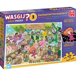 Wasgij Junior puslespil #3 – Enchanted encounters! 240 brikker, 68×49 cm