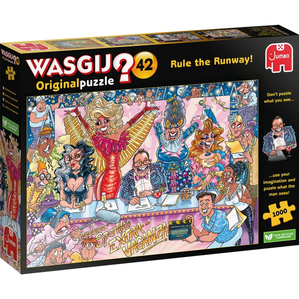 Wasgij puslespil #42 – Rule the runway! 1000 brikker, 49×68 cm