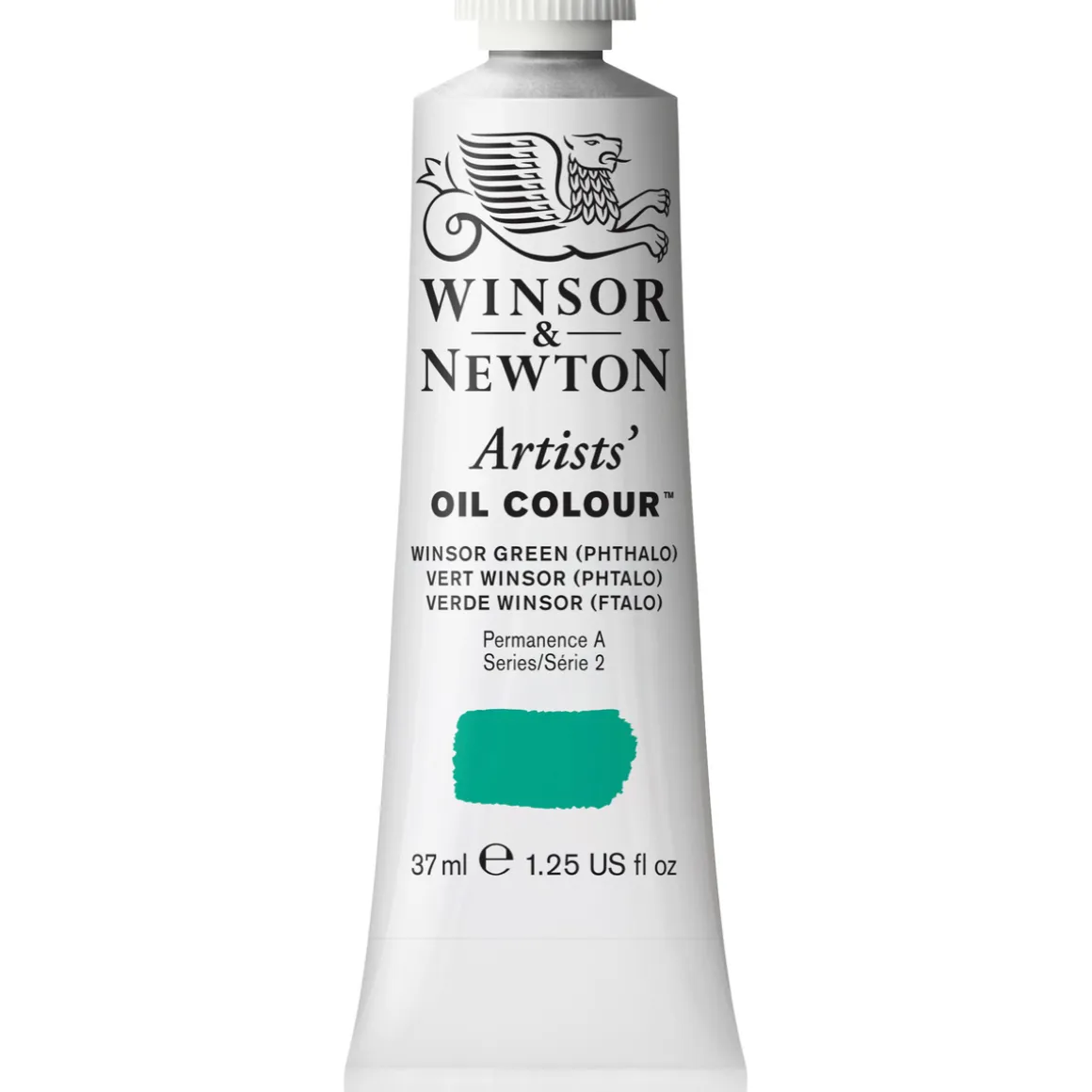 Winsor & Newton Artists' oliefarve 37 ml Winsor Green (Phthalo) 720