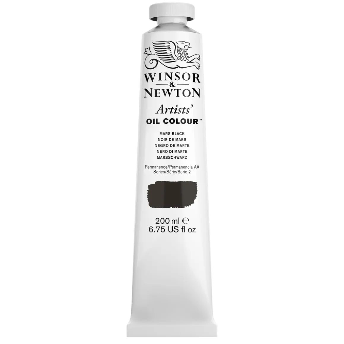 Winsor & Newton Artists' oliefarve 200 ml Mars black 386