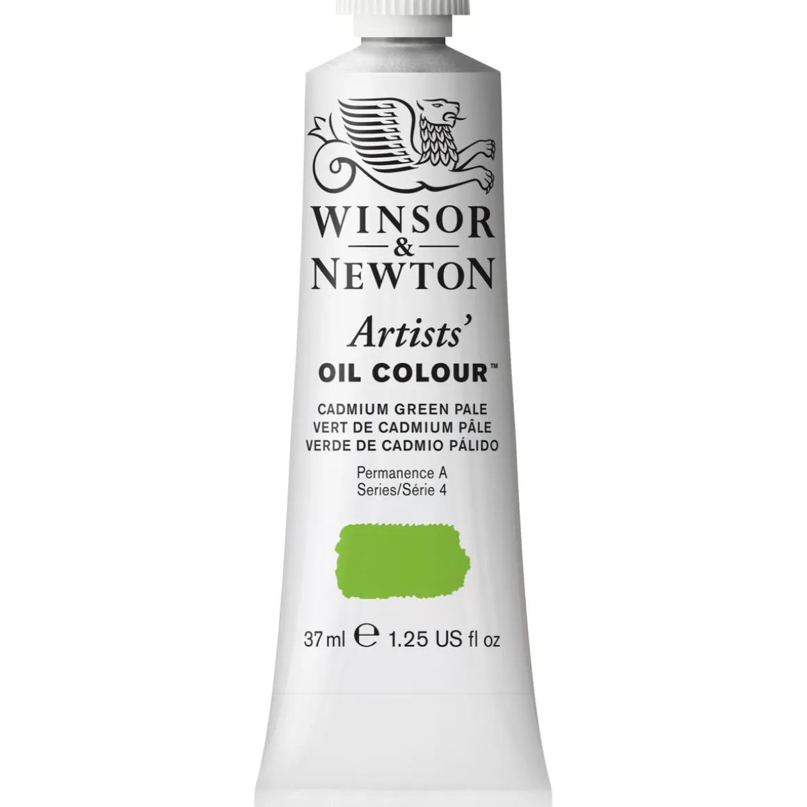 Winsor & Newton Artists' oliefarve 37 ml Cadmium Green Pale 084