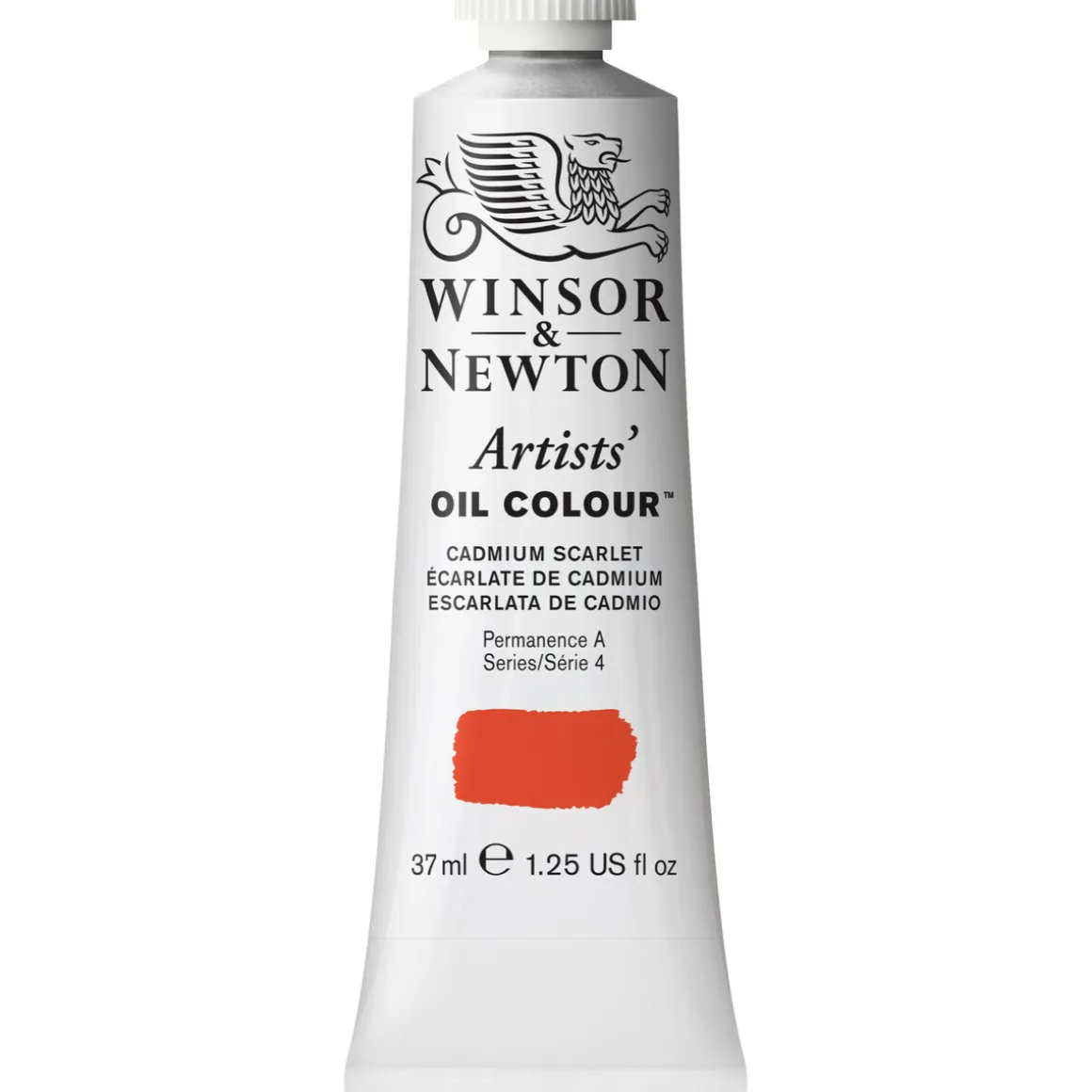 Winsor & Newton Artists' oliefarve 37 ml Cadmium Scarlet 106