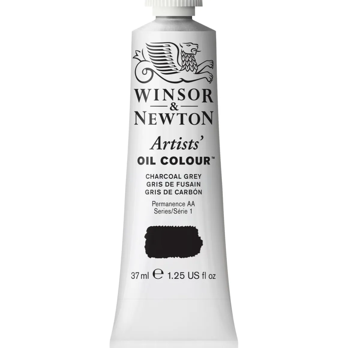 Winsor & Newton Artists' oliefarve 37 ml Charcoal Grey 142