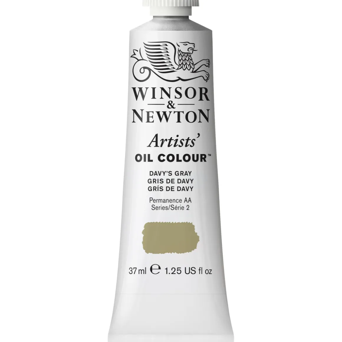 Winsor & Newton Artists' oliefarve 37 ml Davy's Gray 217