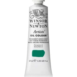 Winsor & Newton Artists' oliefarve 37 ml Permanent Green Deep 482