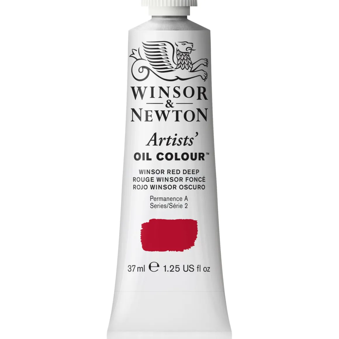Winsor & Newton Artists' oliefarve 37 ml Winsor Red Deep 725