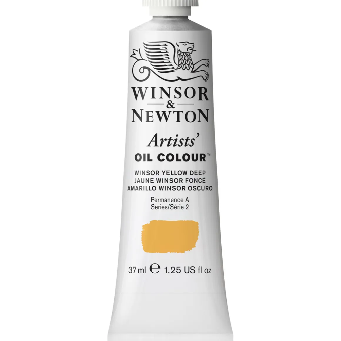 Winsor & Newton Artists' oliefarve 37 ml Winsor Yellow Deep 731