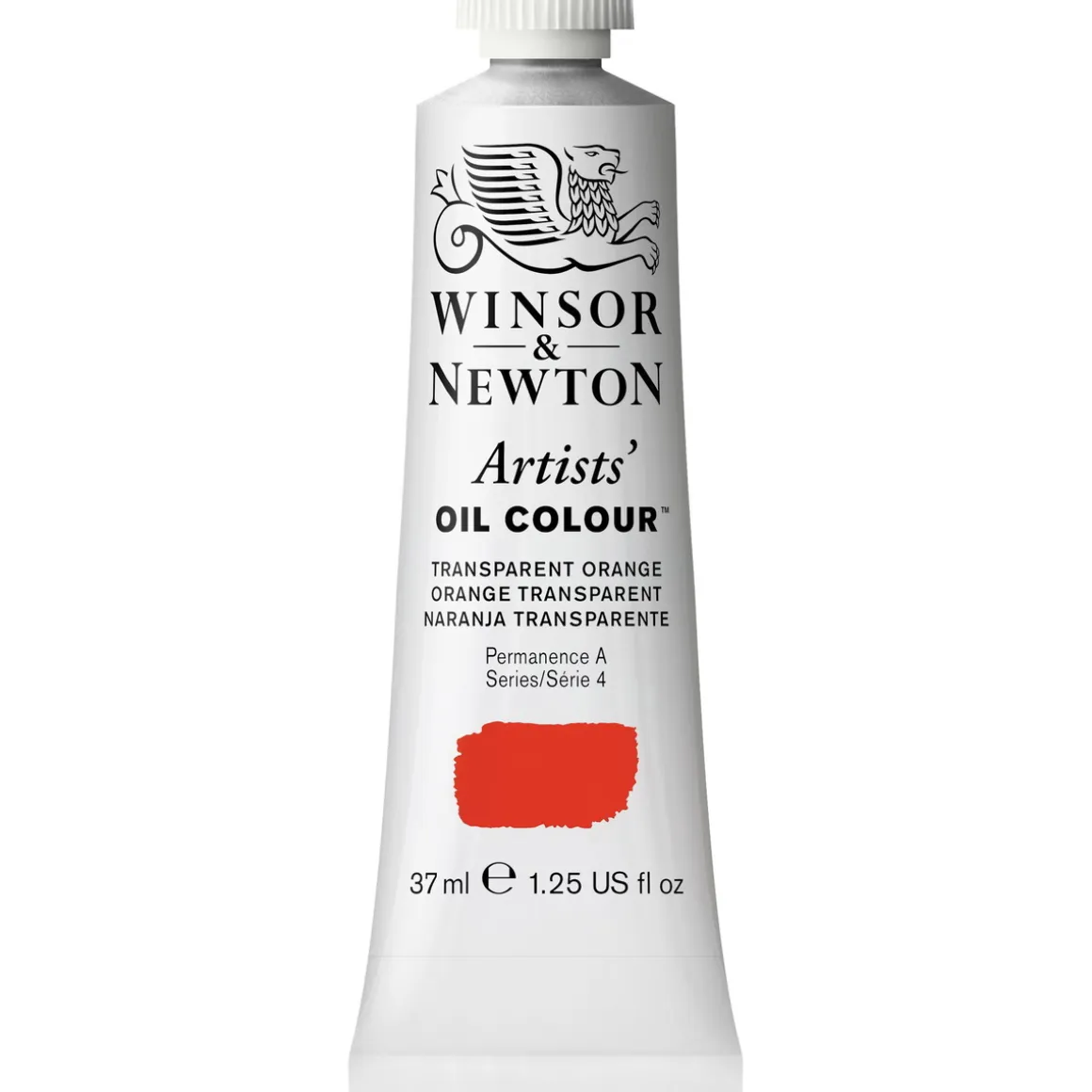 Winsor & Newton Artists' oliefarve 37 ml Transparent Orange 650