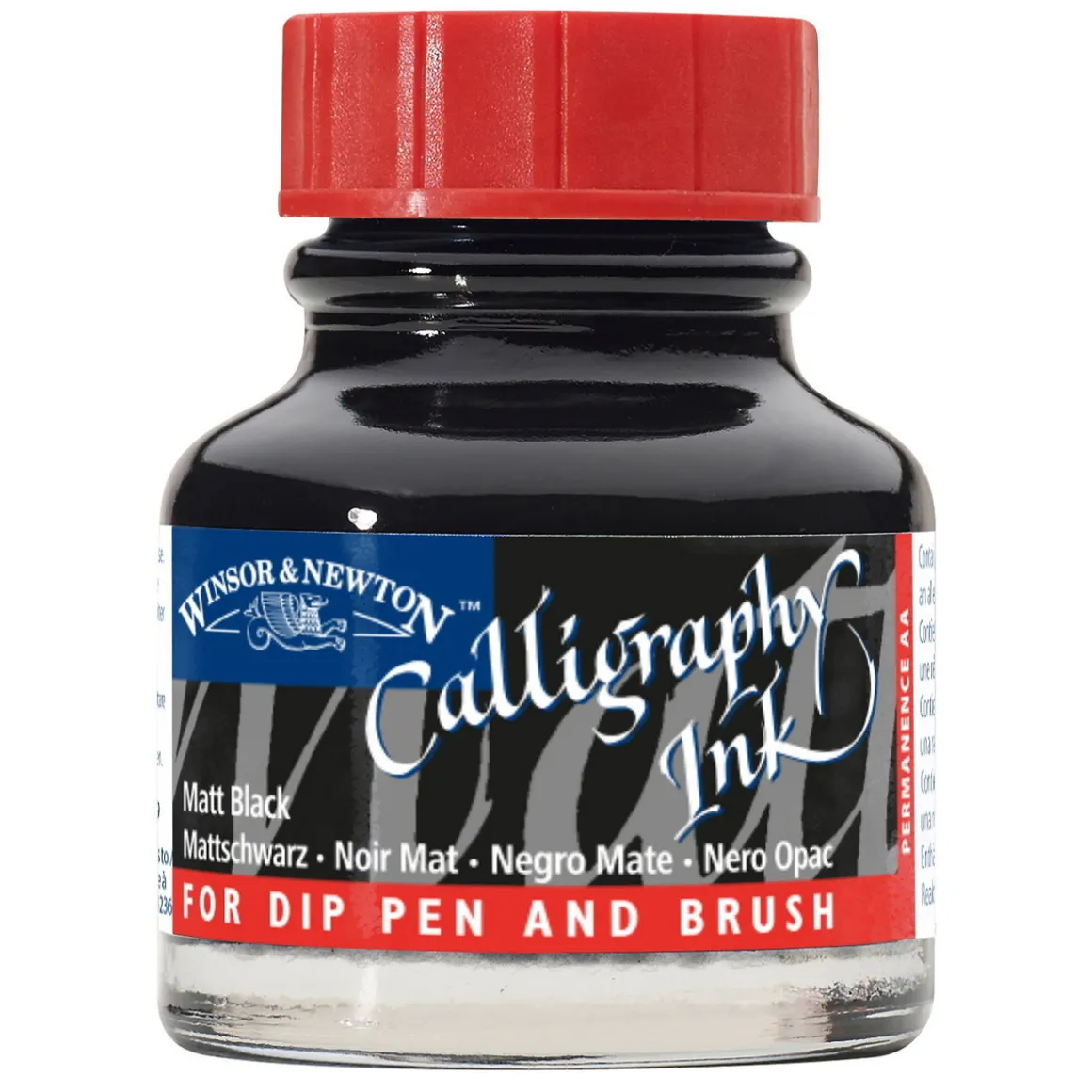 Winsor & Newton Calligraphy Ink, Opaque 30 ml Black 030