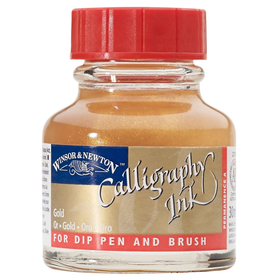 Winsor & Newton Calligraphy Ink, Opaque 30 ml - 283 Gold
