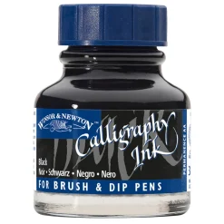 Winsor & Newton Calligraphy Ink, Transparent 30 ml Black 030