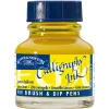 Winsor & Newton Calligraphy Ink, Transparent 30 ml Lemon Yellow 345