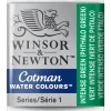 Winsor & Newton Cotman akvarelfarve half pan – Intense Green 329
