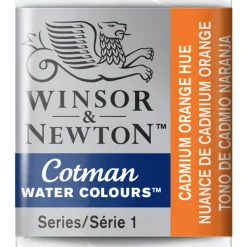 Winsor & Newton Cotman akvarelfarve half pan – Cadmium Orange Hue 090