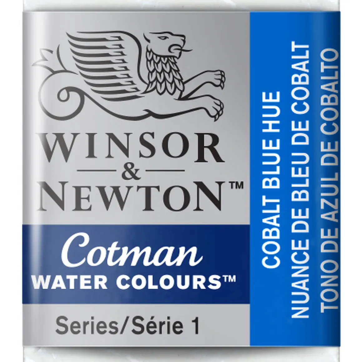 Winsor & Newton Cotman akvarelfarve half pan – Cobalt Blue Hue 179