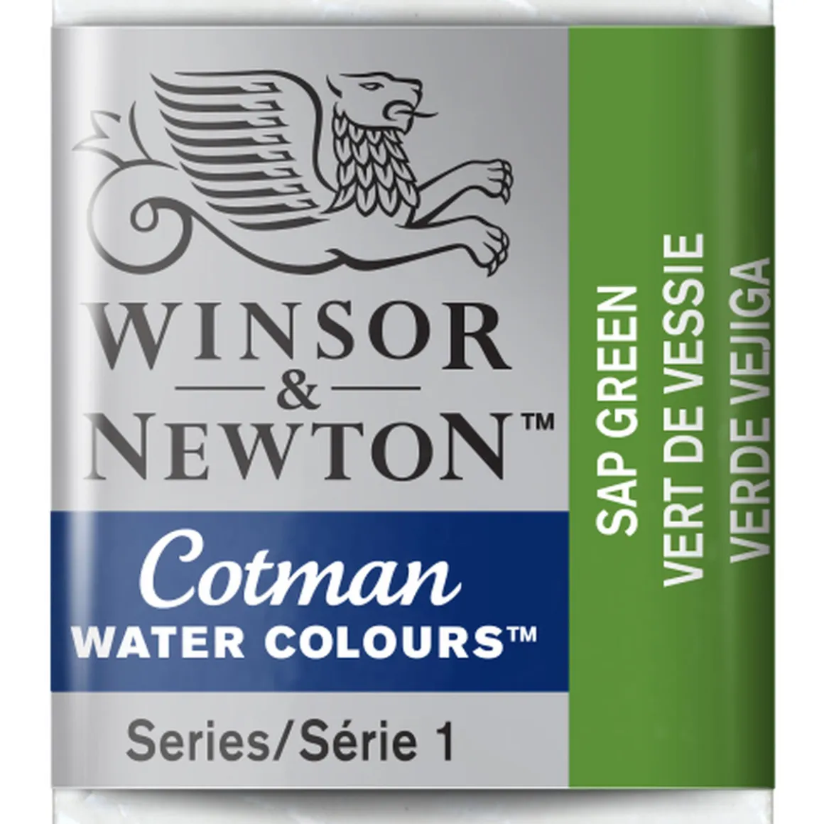 Winsor & Newton Cotman akvarelfarve half pan – Sap Green 599