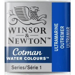 Winsor & Newton Cotman akvarelfarve half pan – Ultramarine 660