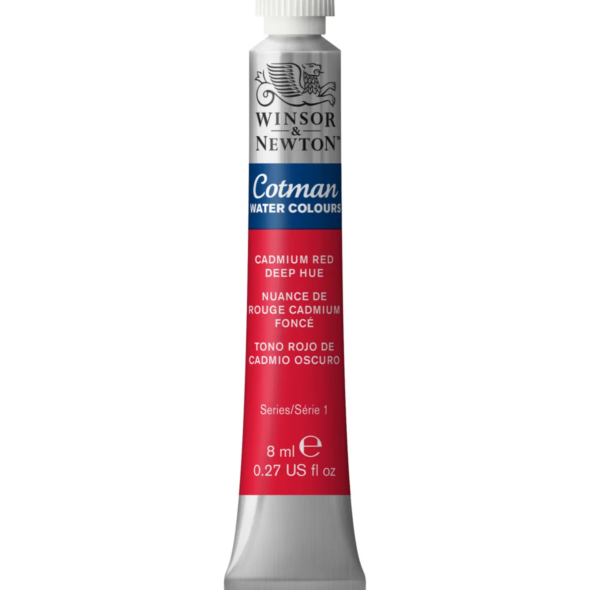 Winsor & Newton Cotman akvarelfarve 8 ml tube – Cadmium Red Deep Hue 098