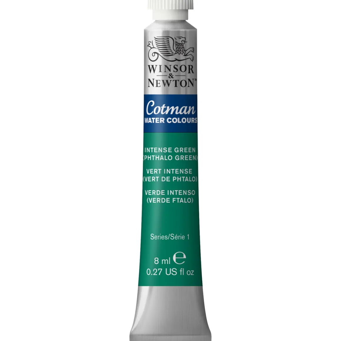 Winsor & Newton Cotman akvarelfarve 8 ml tube – Intense Green 329