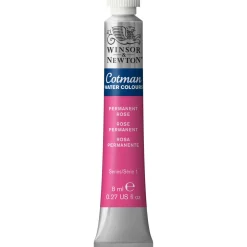 Winsor & Newton Cotman akvarelfarve 8 ml tube – Permanent Rose 502