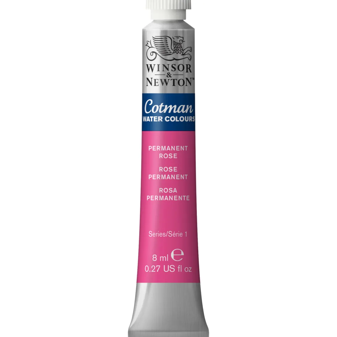 Winsor & Newton Cotman akvarelfarve 8 ml tube – Permanent Rose 502