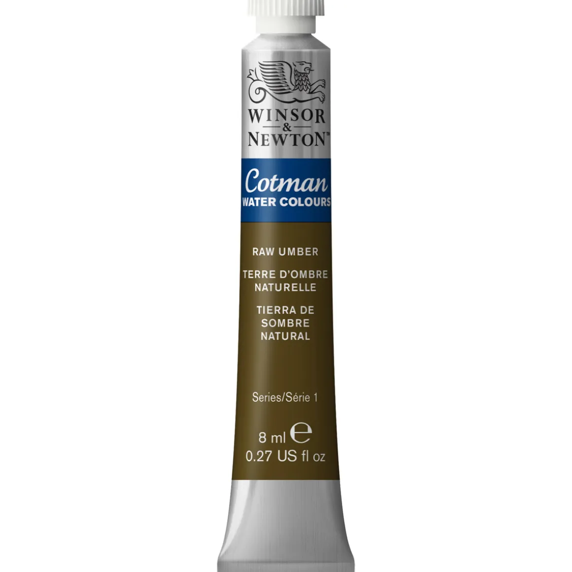 Winsor & Newton Cotman akvarelfarve 8 ml tube – Raw Umber 554