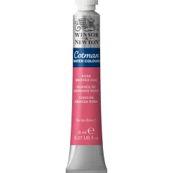 Winsor & Newton Cotman akvarelfarve 8 ml tube – Rose Madder Hue 580
