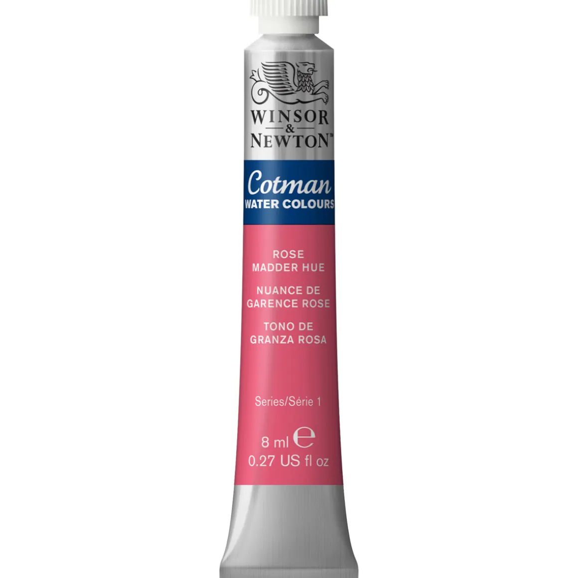 Winsor & Newton Cotman akvarelfarve 8 ml tube – Rose Madder Hue 580