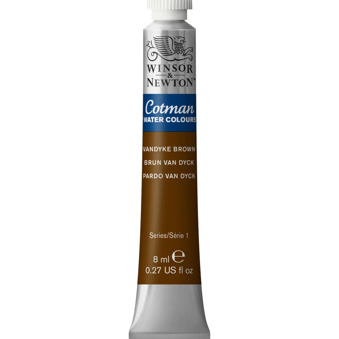 Winsor & Newton Cotman akvarelfarve 8 ml tube – Vandyke Brown 676