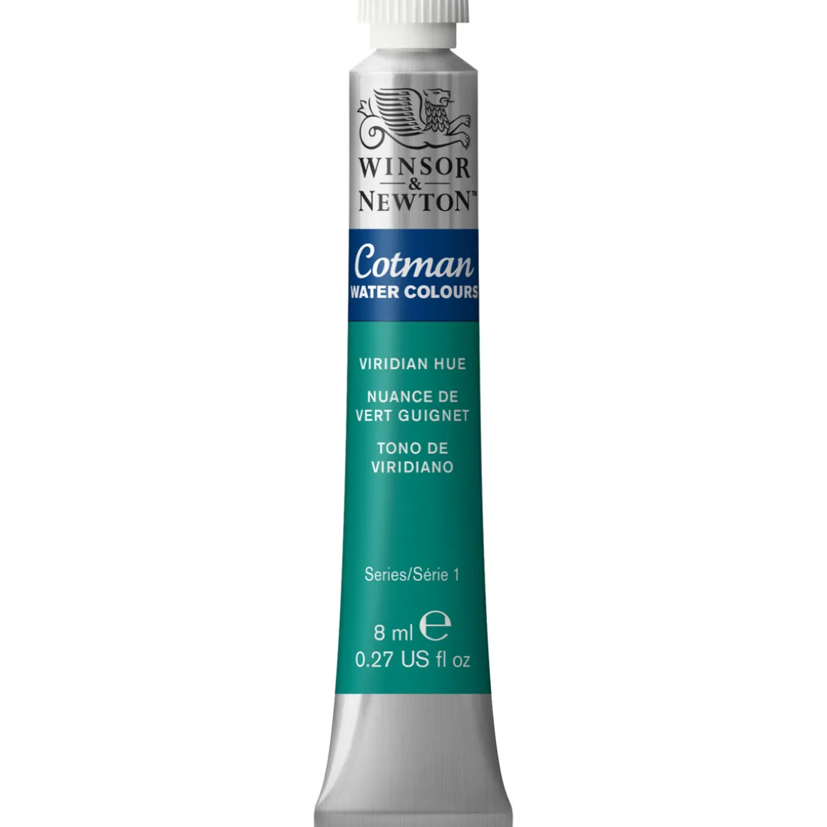 Winsor & Newton Cotman akvarelfarve 8 ml tube – Viridian Hue 696