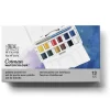 Winsor & Newton Cotman Brush Pocket Palette Set, 12 half pans + pensel
