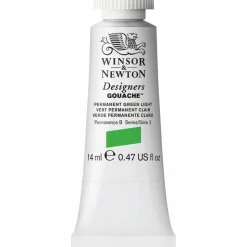 Winsor & Newton Designers Gouache 14 ml – Permanent green light 483