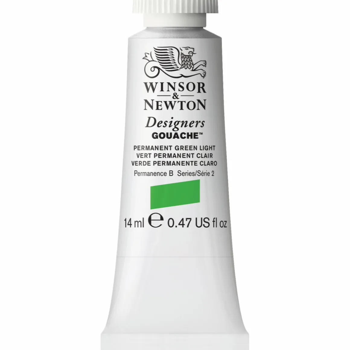 Winsor & Newton Designers Gouache 14 ml – Permanent green light 483