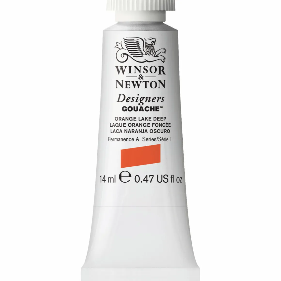 Winsor & Newton Designers Gouache 14 ml – Orange lake deep 452
