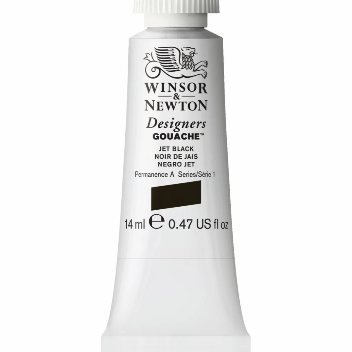 Winsor & Newton Designers Gouache 14 ml – Jet black 335