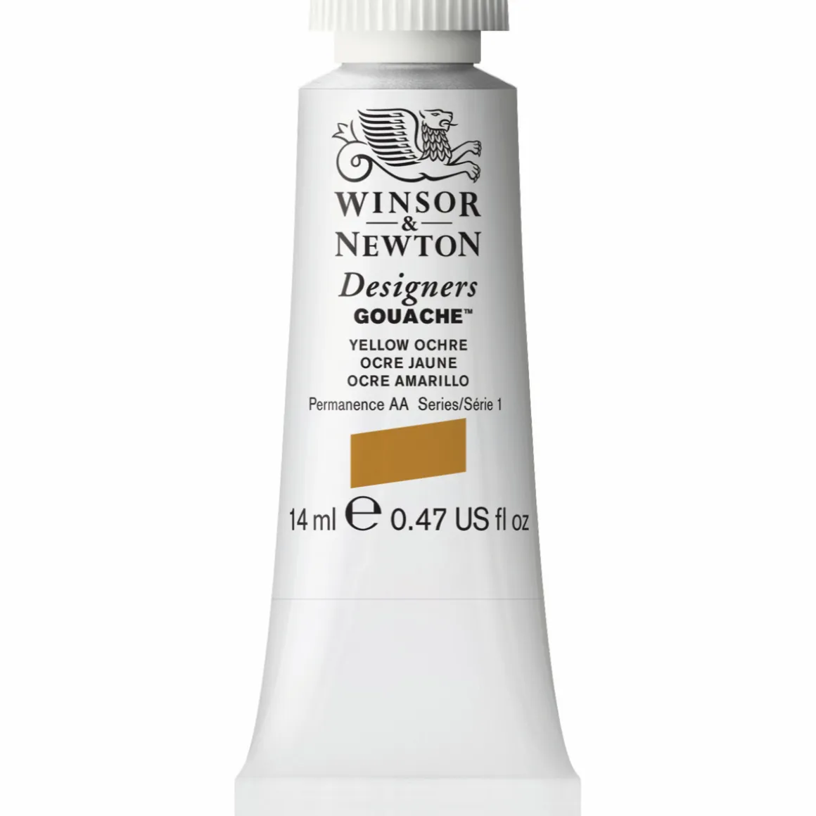 Winsor & Newton Designers Gouache 14 ml – Yellow ochre 744