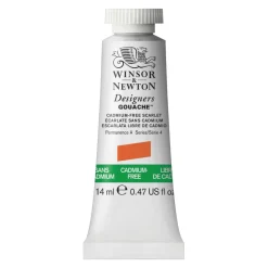 Winsor & Newton Designers Gouache 14 ml – Kadmiumfri/Cadmium-free Scarlet 903