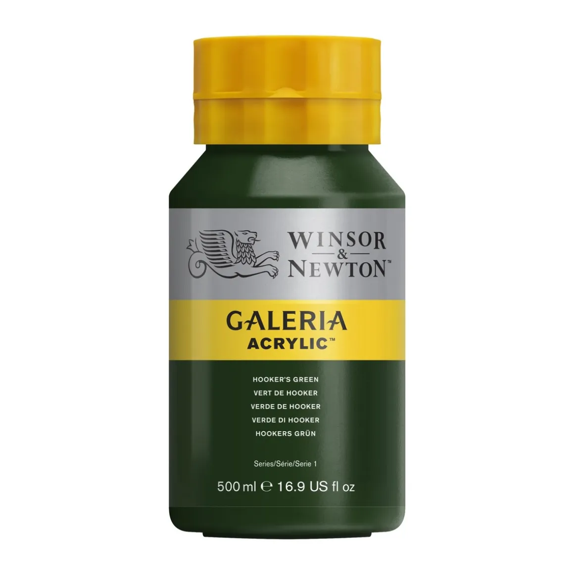 Winsor & Newton Galeria akrylfarve 500 ml Hooker"s Green 311