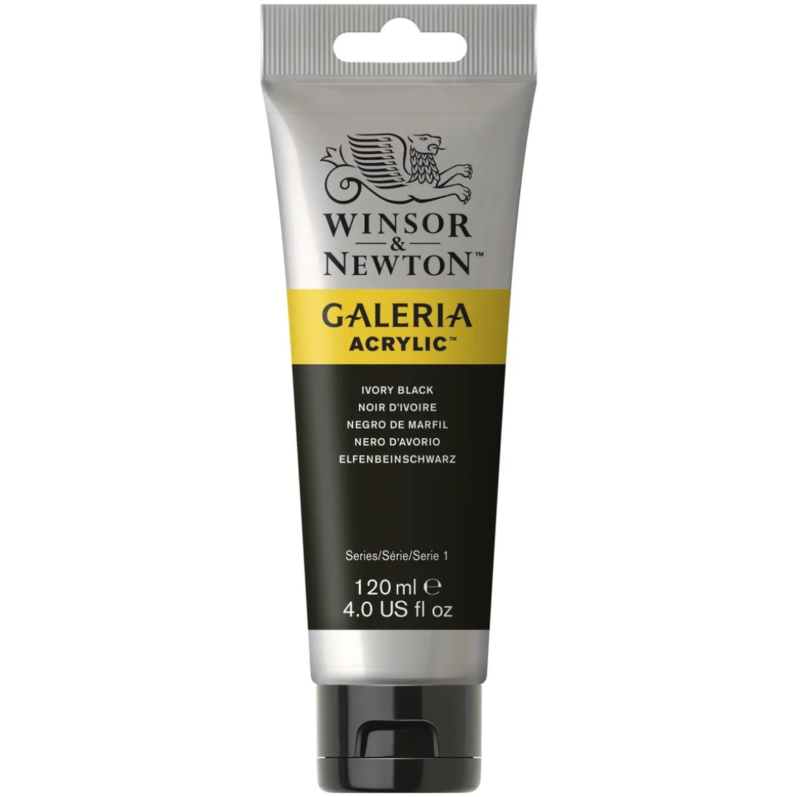 Winsor & Newton Galeria akrylfarve 120 ml Ivory Black 331