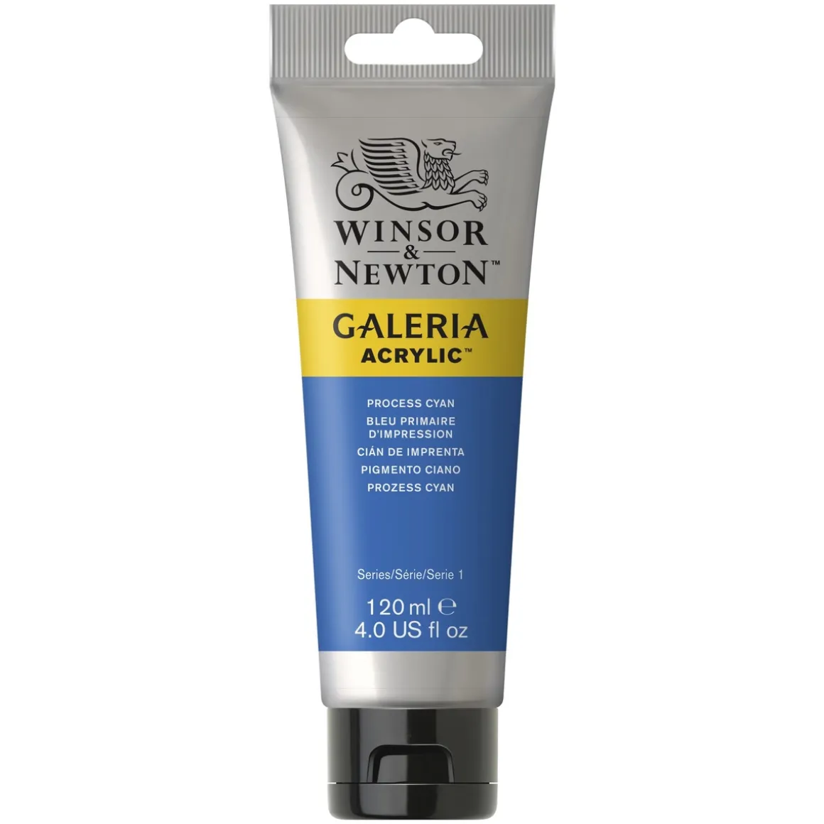 Winsor & Newton Galeria akrylfarve 120 ml Process Cyan 535